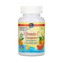 노르딕 내추럴스 비타민C 비타민씨 메가도스 타트텐저린 125mg 구미 60개 아스코르브산 아스코르빈산 아스코빅애씨드 수용성비타민