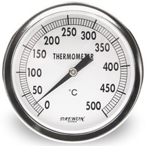 대원-바이메탈온도계-100파이-500도-센서길이250L, 온도계 500도 250L/550228