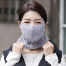 골프마스크 UV 자외선 햇빛차단 기미주근깨예방 소프트 면체크 목주름방지 목가림 마스크