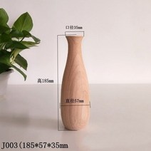 프리츠한센 이케바나 도자기 화병 항아리 나무 꽃병 홈 오피스 장식 다이닝 룸 생활 웨딩 소품 현대 수제 자연 탁상, [03] 003