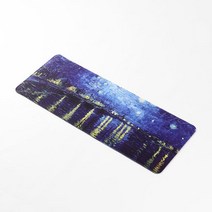 WBQ900530유화 생활잡화 롱 아트 마우스패드(80x30cm) (별밤)