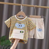 어린이 여름 의류 1-5 세 2 소년 여름 정장 반소매 패션 아기 소년 옷 귀여운 패션 빠른배송