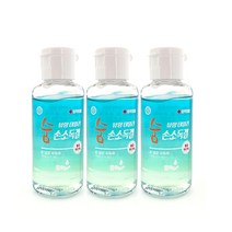 뷰향 데일리 숨 손소독겔 60ml x3개 휴대용 소독제, 단품