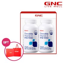 GNC [GNC] 츄어블 비타민 C 100 2개, 단품, 세트