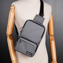 홍대언니 지퍼 포켓 크로스바디 슬링백 가방 G6494