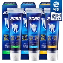 2080 파워쉴드 치약 120g x6개, 그린 페퍼민트(후레쉬)