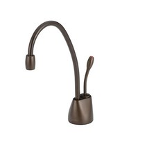 InSinkErator F-GN1100SN 컨템포러리 인스턴트 온수 디스펜서 수도꼭지 새틴 니켈198916, Hot and Cold, Mocha Bronze