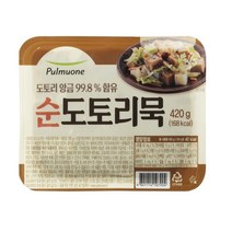 풀무원 아침식사대용 순 도토리묵 밀키트 종류 집밥 어린이반찬 420g 별미 간단한요리 간편식, 3개
