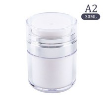 에어리스 펌프 화장품 병 빈 로션 페이스 크림 리필 프레스 진공 서브 컨테이너 15 ml 30 50ml, 02 White-30ML
