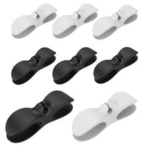 포비엘라 돌돌감는 전선정리 코드걸이 8개, 블랙4개+화이트4개