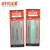 STYLE X 소프트 스틱사포 세트 (프라모델/모델링용), 400방 800방 1200방