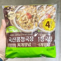풀무원 국산콩 트레이더스 청국장찌개 130g x 4입, 종이박스포장