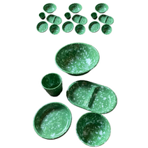 파울러스 추억의 분식그릇 5종세트 B, 4세트, 공기+물컵+접시+면기+앞접시 1종세트