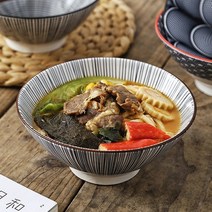 일본식 덮밥 라면그릇 우동면기식기 14종, N-5, 1개