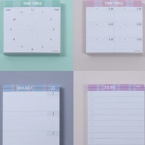 디작소 문구 펜시 용품 체크 떡메모지, 서클