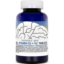 비타민d3 비타민k2 menaquinone 메나퀴논 mk7 60캡슐 Nootropics D, 상품선택