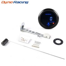 유면계 유량계 2 인치 52mm 유니버설 디지털 백분율 디스플레이 자동차 연료 레벨 게이지 미터 8-18V 연료, 01 Gauge With Oil float