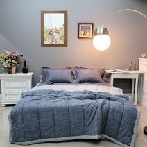 일음쇼핑^^*m트렌디 세미 차렵이불패드세트 (Q S) 간절기 누빔 싱글침대 누빔침구 모달 퀸침대 간이불일medi^*^