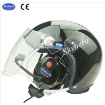 패러글라이딩장비 패러글라이더 헬멧 ce en966 표준 noice 취소 ppg, 검은색, l