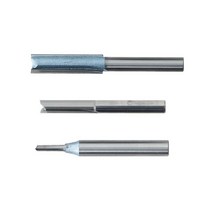 스마토 트리머비트(평) 규격 생크 루터 목공, 9mm, 1개