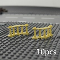 가정용 조립식 미니온실 비닐하우스 시공 DIY 도시 친구 장난감 집 MOC 부품 울타리 계단 사다리 문 빌딩, 36 10pcs