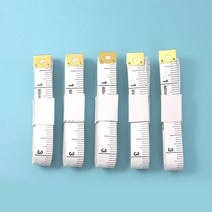 5p 다이어트 사이즈 피팅 줄자 1.5M 화이트 목공시공 실측 현장답사 타일공사 길이재기 도배작업 인테리어