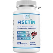로직뉴트라 피세틴 fisetin 200mg 60캡슐 x 2통