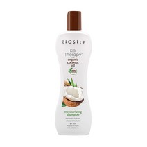 Biosilk 바이오실크 실크테라피 코코넛 오일 샴푸 12oz(355ml) Silk Therapy Coconut Oil Moisturizing Shampoo, 1개
