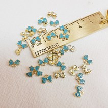 예쁜단추 고급단추 패션단추 단추부자재 다양한 의류단추소품 추천 수제 DIY 의류 장식 액세서리 8mm 캔디, 파란색 1개 = 10캡슐_8mm