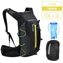 WEST BIKING-자전거 가방 10/16L 휴대용 방수 도로 사이클링 물 주머니 야외 스포츠 등산 파우치 수화 배낭 서바이크 자전거 가방, Yellow 3pcs Set|러시아, [15] 3pcs Yellow
