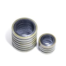 고무오링 패킹 실리콘 오링 고무링 고압 유압 파이프 씰 패드 고무 금속 심 개스킷 M5 M6 M8 M10 M12 m16, 02 M12(20 pieces)