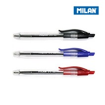 MILAN 밀란 P1 볼펜 1mm, 1개, 블루