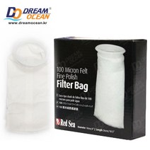 레드씨 마이크론 필터 백 활성탄 여과재 제올라이트 카본 미디어 담는 미세 여과망, 1개