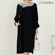 엄마옷 OPB4002 THE BLACK 오간자카라원피스 50대중년여성의류 빅사이즈