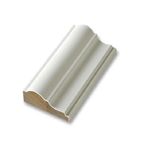 공간디피 라왕 집성목 몰딩 - 문선몰딩 (폭 45mm) CA01, 하도백색(120cm)
