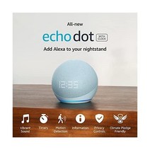 올 뉴 에코닷 Echo Dot (5세대 2022년 출시) 시계 Alexa 스마트 스피커, 기본