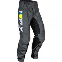 Fly Racing 2024 성인용 키네틱 팬츠 딥 퍼플/화이트/하이비스, 36, Ice Grey/Charcoal/Hi-vis