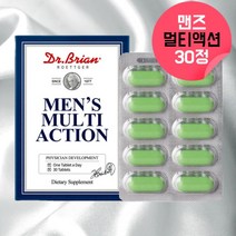 맨즈 멀티액션 미네랄제 남성종합비타민 남편비타민 20대 30대 40대 50대 60대 남성 비타민미네랄 남성멀티비타민 직장인비타민 중년비타민 중년종합비타민 노인종합영양제 약 1개월, 30정, 1, 30정