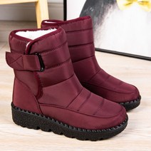 여성 부츠 경량 겨울 신발 방수 발목 스노우 Botas Mujer