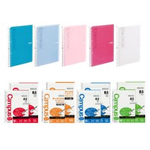 KOKUYO 코쿠요 고쿠요 스마트링 바인더노트 노트 리필 속지, 리필 일반선6mm-B5(50매)