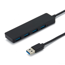 DFMEI 고속 USB 3.0 허브 허브 4- 포트 울트라 -허브 직사각형 USB 확장 4 항구 제조업체 직접 판매, 검은 색