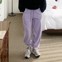 애플망고옷장 겨울 넉넉 비비드니트조거 밴딩팬츠바지