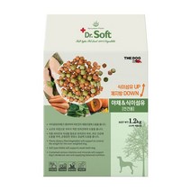 [더독] 닥터소프트 야채&식이섬유 전견용 1.2kg, 1개