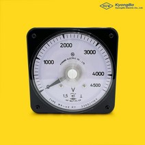 경보전기 아날로그 메타 WA-V2 4500V 3300/110V 교류전압계 AC 볼트메타