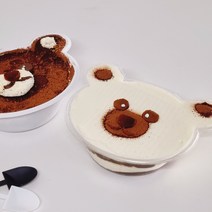 곰돌이도시락케이크용기 10개 세트(화이트 투명) 곰돌이모양 PET 곰보틀 보틀케이크용기 카페디저트포장케이스 투명 곰돌이모양용기 보틀케이크케이스 케이크보관함 도시락케이크용기, 화이트