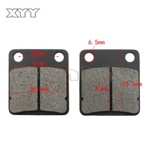 바이크 오토바이 브레이크 패드 50cc-250cc ATV 쿼드 고 카트 먼지 구덩이 자전거 스쿠터 유압, [01] 1