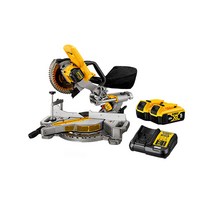 디월트 충전 슬라이딩 각도절단기 20V 전동 공구 세트 7인치 톱날 포함 DCS361P2, 1세트