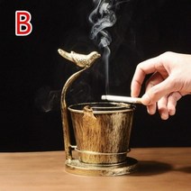 빈티지소품 원룸꾸미기 빈티지인테리어소품 단철 수제 재떨이 크리 에이 티브 공예 바 커피 사진 장식품, b