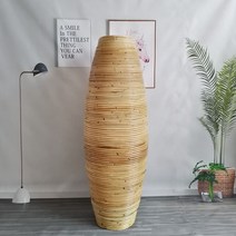 빅사이즈 대형 라탄 화병 인테리어 화병, 120CM 높이