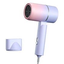 미니 접는 헤어 드라이어 220V-240V 750W 운반 가방 공기 음이온 케어 홈 여행 불어 건조기 휴대용, 02 Gradual Change